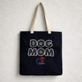 Tote Bag Bordada con Aplique "Dog Mom"