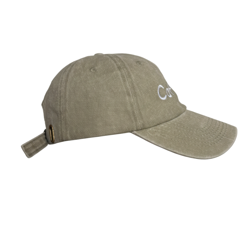 Gorra Bordada Cat Dad Verde