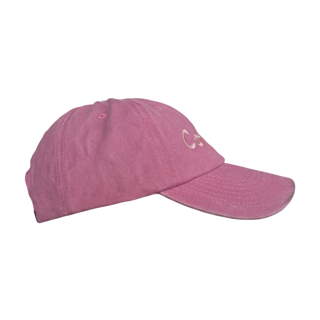 Gorra Bordada Cat Mom Rosa