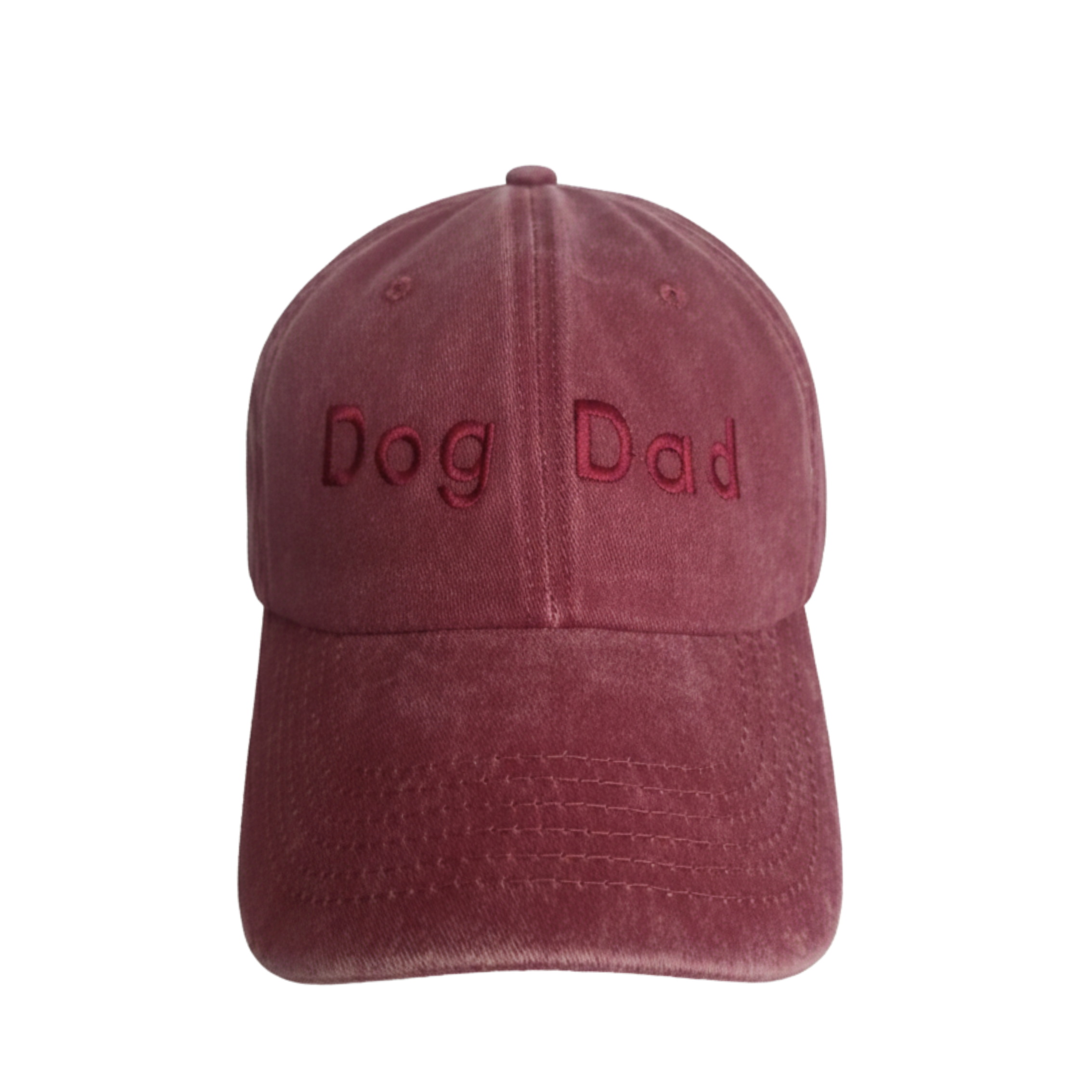 Gorra Bordada Dog Dad Roja