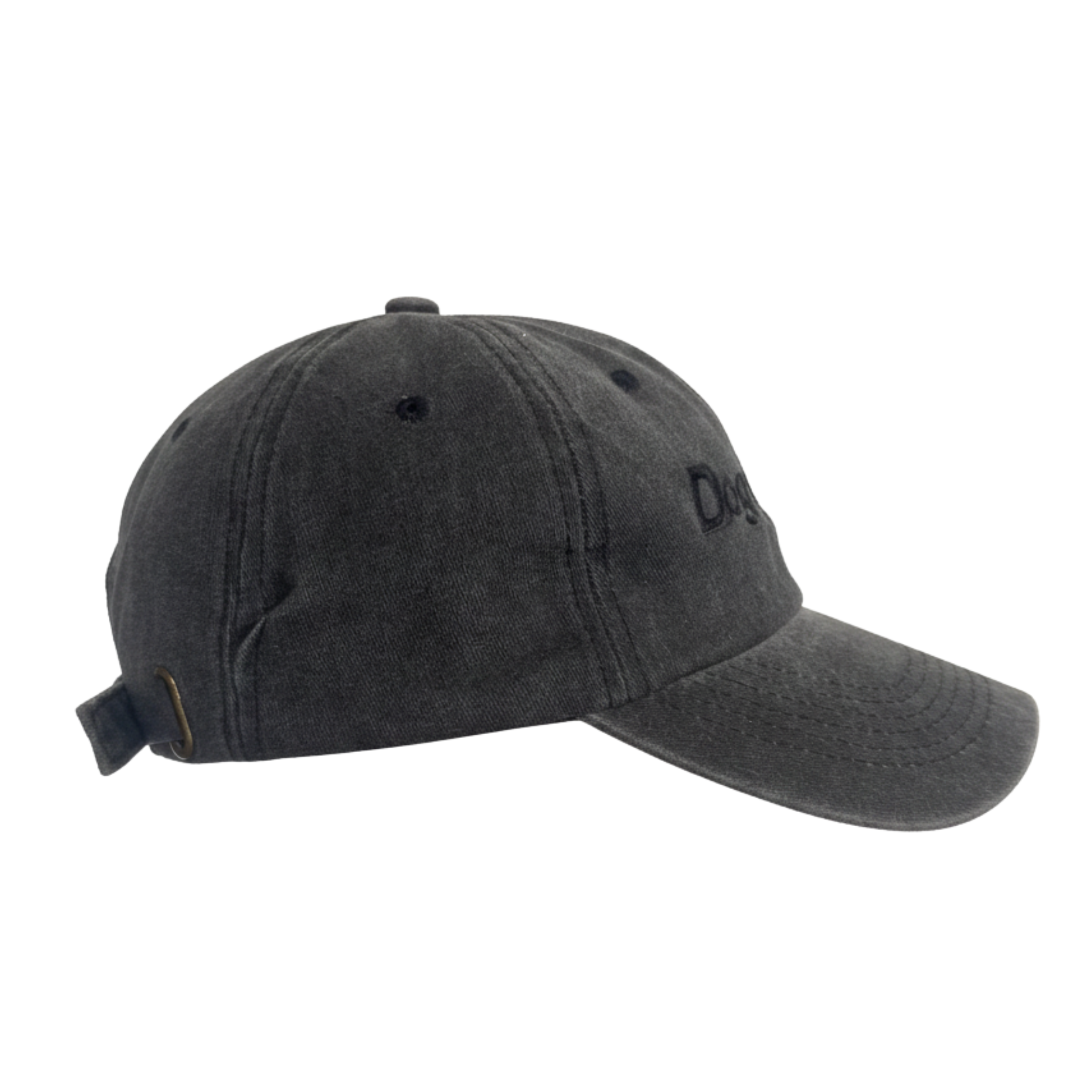 Gorra Bordada Dog Mom Negra