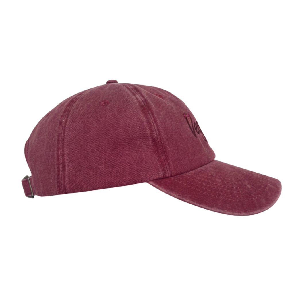 Gorra Bordada Vegan Roja