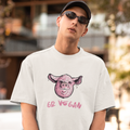 Camiseta Blanca Estampada "Go vegan" - Color pig