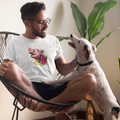Camiseta Blanca Estampada "Go vegan" - Pig rose