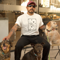 Camiseta Bordada Dog Lover Blanca