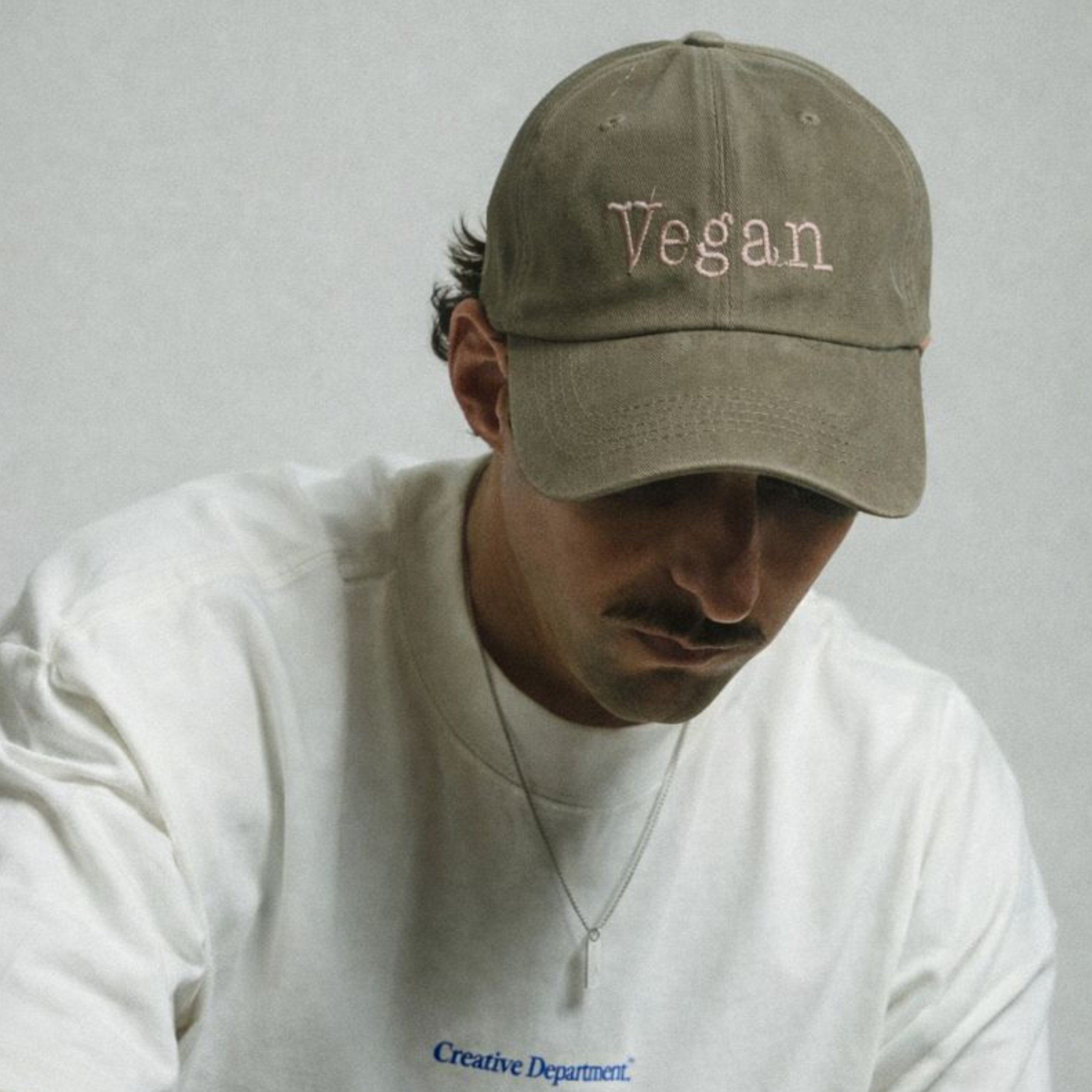 Gorra Bordada "Vegan" Verde