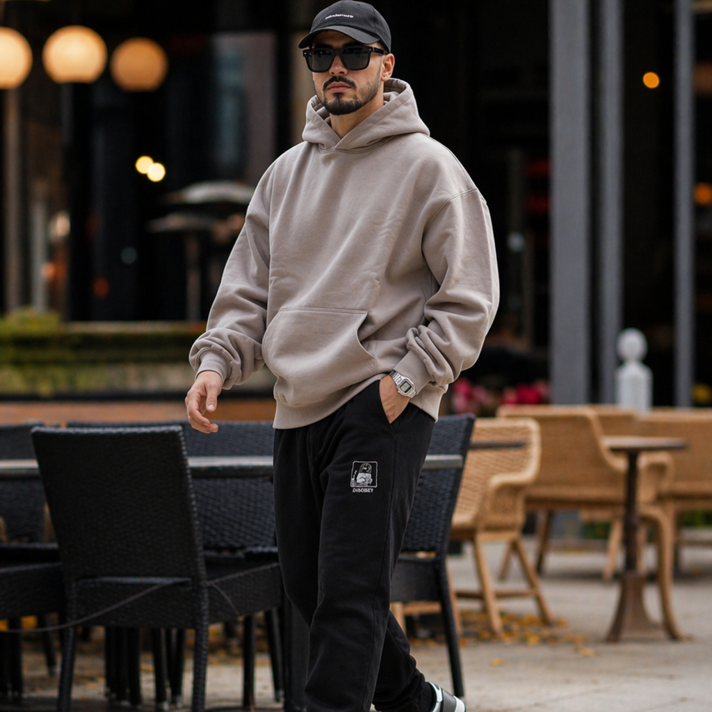 Jogger Bordado Disobey Negro