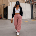 Jogger Bordado Rescue Rosa