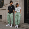Jogger Bordado "Vegan Power" Verde