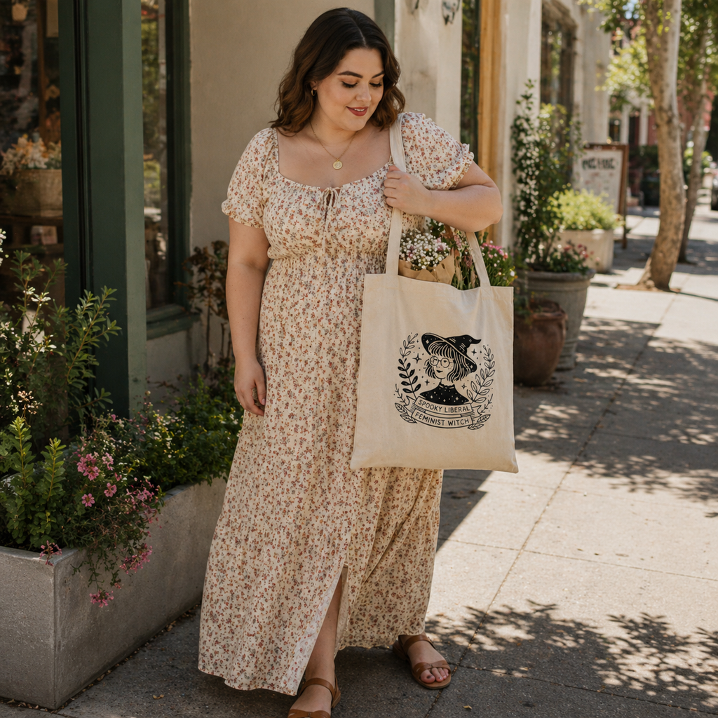Tote Bag Spookie Liberal Crema