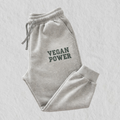 Jogger Bordado "Vegan Power" Gris