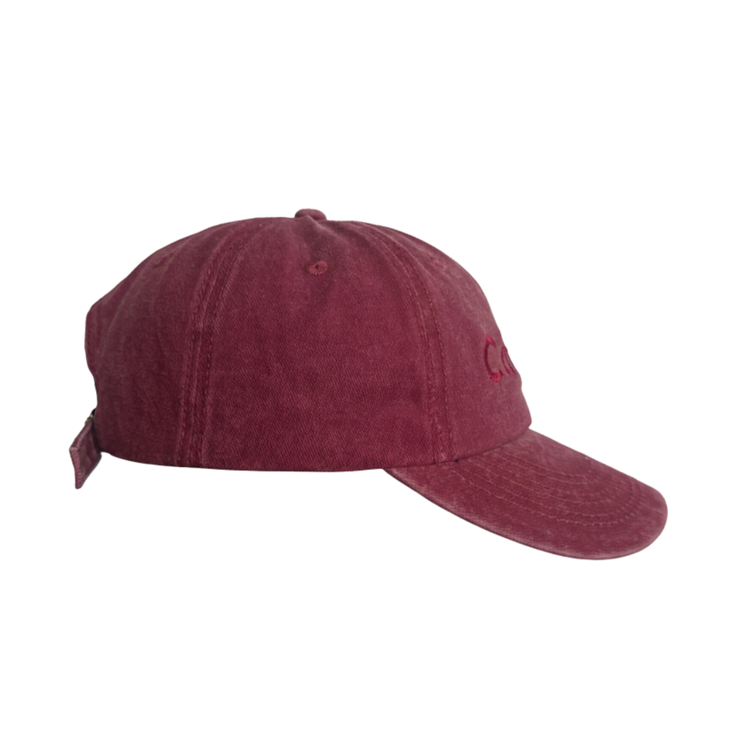 Gorra Bordada Cat Dad Roja
