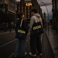 Tote Bag Vegan Denim Verde